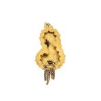 Antiek gouden hanger van een mutsenbel (Hanger of bedel), Ophalen of Verzenden, Gebruikt, Goud, Overige merken