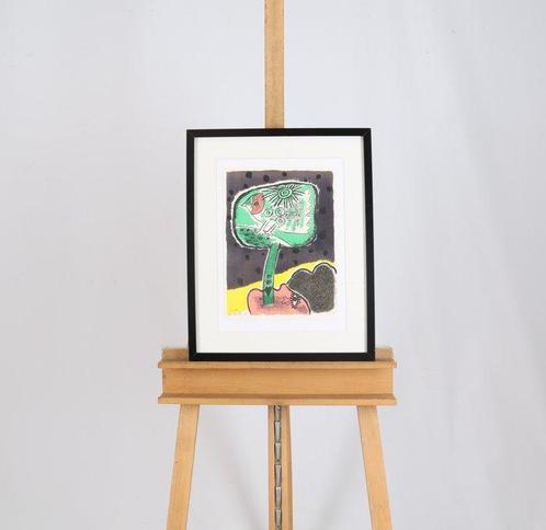 Corneille (1922-2010) - Femme et Oiseaux, Antiek en Kunst, Kunst | Schilderijen | Modern