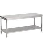 Rvs woktafel met bodemschap 1100x500x600 mm, Verzenden, Nieuw in verpakking