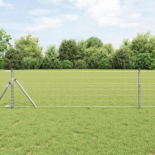 vidaXL Euro Hek 0,6x50 m Verzinkt Staal, Tuin en Terras, Schuttingen, Nieuw, Verzenden