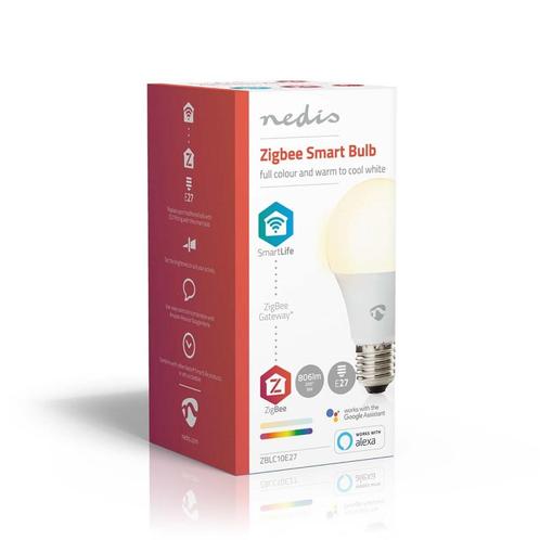 Nedis SmartLife Multicolour Lamp E27 Zigbee, Huis en Inrichting, Lampen | Losse lampen, Verzenden