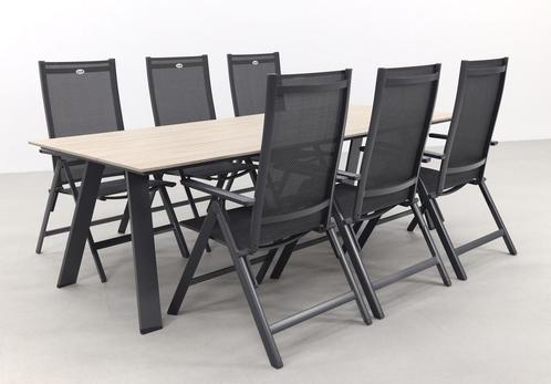 Hartman Napoli verstelbaar/Nevada 240x100 cm. tuinset, Tuin en Terras, Tuinsets en Loungesets, Tuinset, Nieuw, Overige materialen