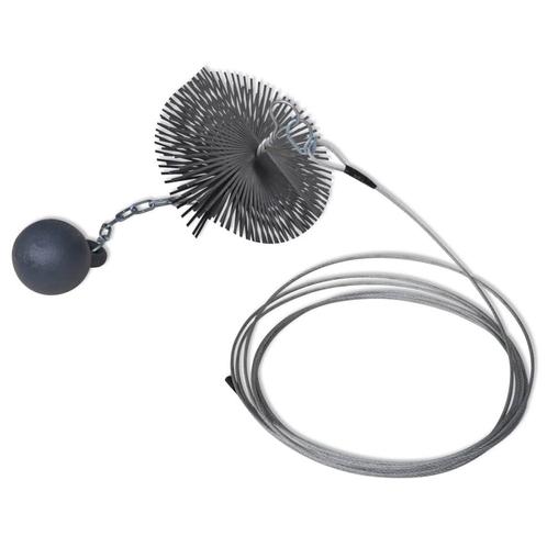 vidaXL Schoorsteenveegborstel rond Ø 15 cm, Doe-het-zelf en Verbouw, Gereedschap | Handgereedschap, Nieuw, Verzenden