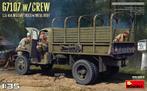Miniart - 1/35 G7107 W/crew 15t 4x4 Cargo Truck W/metal Body, Hobby en Vrije tijd, Modelbouw | Overige, Nieuw, 1:50 tot 1:144