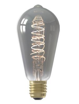 Calex LED Rustieklamp ST64 E27 4W 136lm 1800K Titanium Di..., Huis en Inrichting, Lampen | Overige, Nieuw, Ophalen of Verzenden