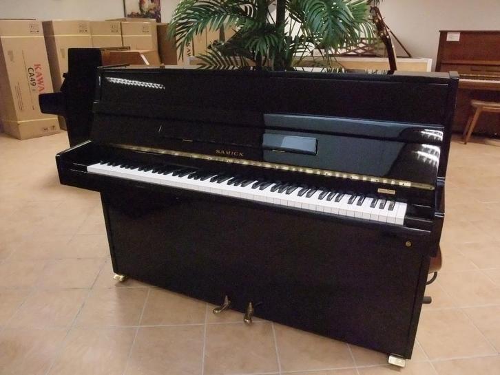 Samick Piano 105 cm, zwart hoogglans * MEERDERE OP VOORRAAD!, Muziek en Instrumenten, Piano's, Piano, Zwart, Zo goed als nieuw
