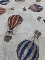 Meubelstof - 5 m - 1.4 m - Blauwe luchtballon katoen