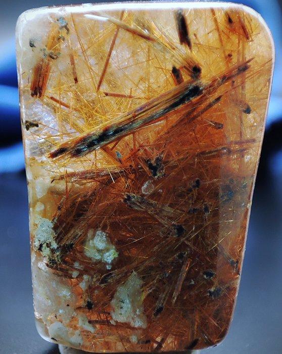 Zeer zeldzaam prachtige natuurlijke goudrutielgevulden, Verzamelen, Mineralen en Fossielen