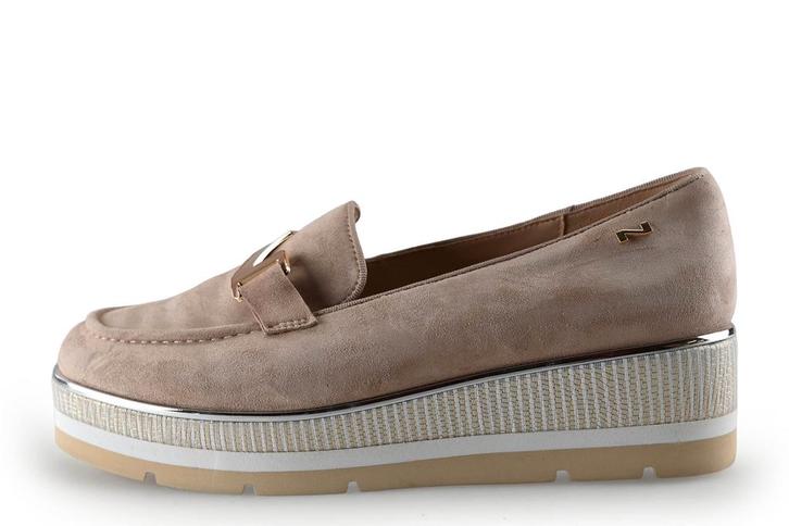 Nathan-baume instappers in maat 39 Beige | 25% korting, Kleding | Dames, Schoenen, Beige, Zo goed als nieuw, Instappers, Verzenden