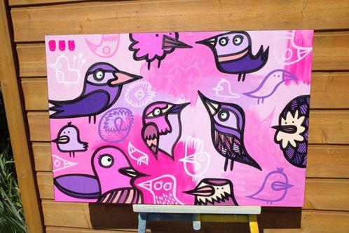 Kev Munday (1986) - Pink Peckers, Antiek en Kunst, Kunst | Schilderijen | Modern