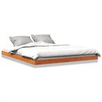 Bedframe Grenen 150x200 Wasbruin | Retourdeal | 41% Korting, Huis en Inrichting, Slaapkamer | Bedden, Bruin, Ophalen of Verzenden