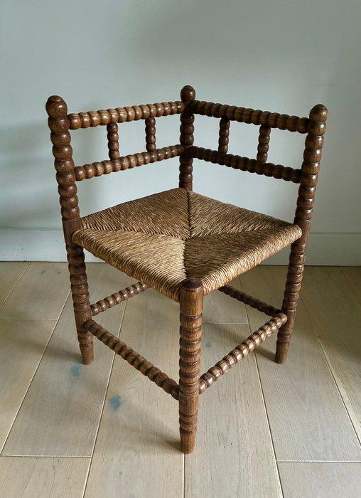 Bobbin - Stoel - Eik - Petit Bobbin hoekstoel, Antiek en Kunst, Curiosa en Brocante