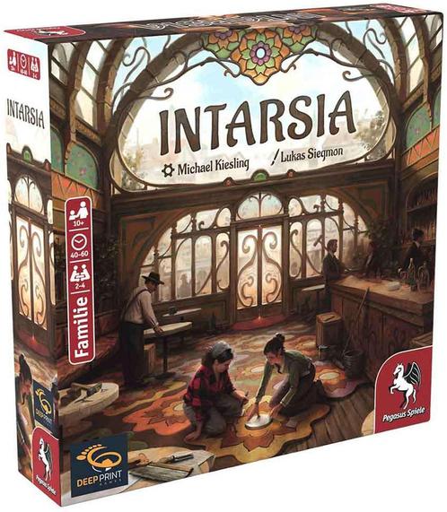 Intarsia (Engels) | Pegasus Spiele GmbH - Gezelschapsspellen, Hobby en Vrije tijd, Gezelschapsspellen | Bordspellen, Nieuw, Verzenden