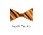 Houten strik: Nepali Teacher, Kleding | Heren, Stropdassen, Nieuw, Verzenden