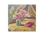 Spanish School (XX) - Flowers and book, Antiek en Kunst