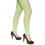 Neon legging met gaten groen, Verzenden, Nieuw, Feestartikel