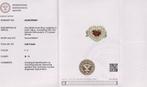 Cocktailring - 14 karaat Witgoud - 4.89ct. tw. Robijn -