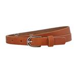 Landley Smalle Dames Riem - Leer - Tailleriem - Cognac - 85, Kleding | Dames, Riemen en Ceinturen, Verzenden, Nieuw, 3 tot 5 cm