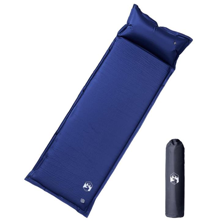 vidaXL Kampeermatras met kussen zelfopblazend 1-persoons, Caravans en Kamperen, Slaapzakken, Nieuw, Verzenden