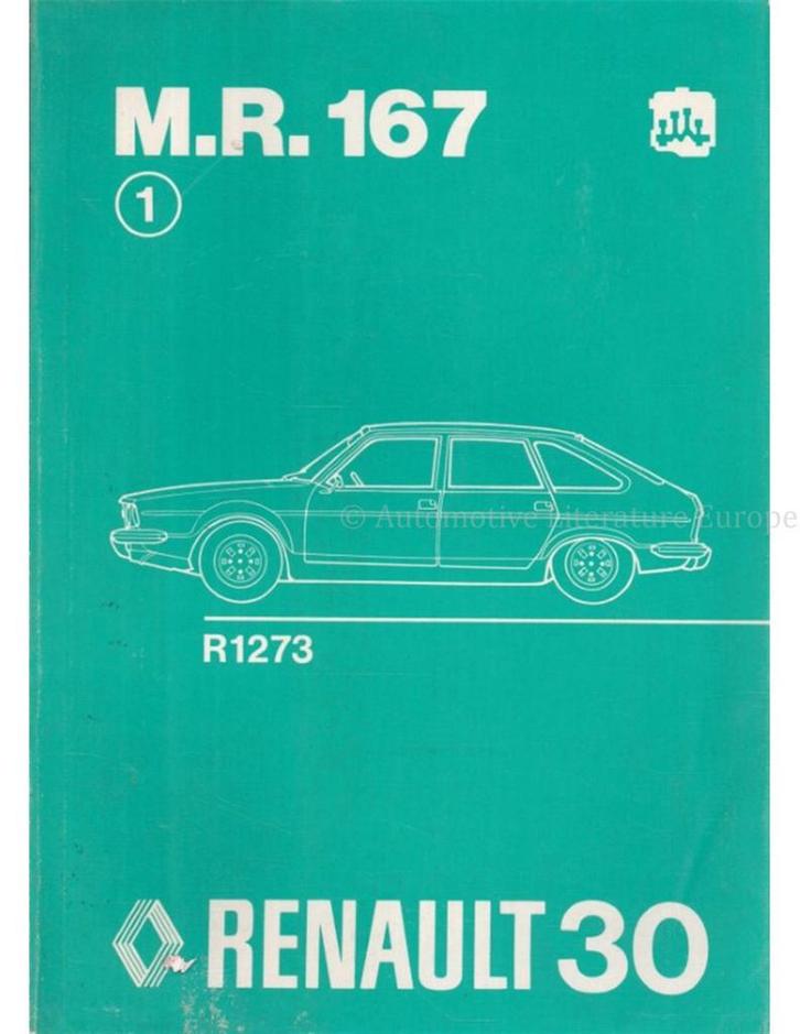 1975-1978 RENAULT 30: R1273 WERKPLAATSHANDBOEK ENGELS, Auto diversen, Handleidingen en Instructieboekjes