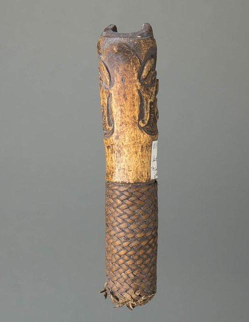 Handvat van het zwaard van de Dayak Mandau, Antiek en Kunst, Kunst | Niet-Westerse kunst