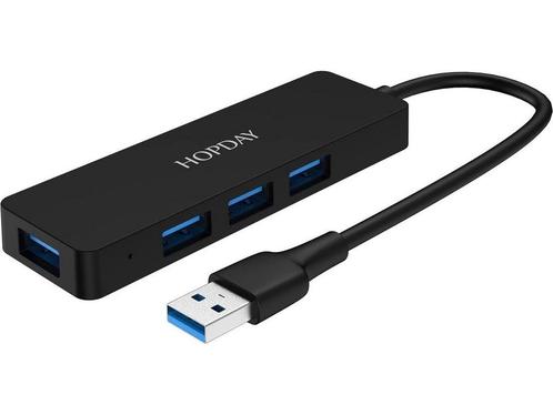 HOPDAY Ultra Slim USB 3.0 Hub - 4 Poorten, Huis en Inrichting, Woonaccessoires | Overige, Nieuw, Verzenden