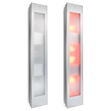 Sunshower Square Combi white opbouw Infrarood en UV