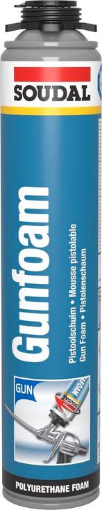 Soudal gunfoam 750 ml, champagne, bus, Doe-het-zelf en Verbouw, Verzenden, Nieuw