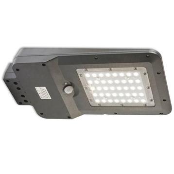 LED straatlamp - 20W - 1000 Lumen - zonnepaneel - schemer en