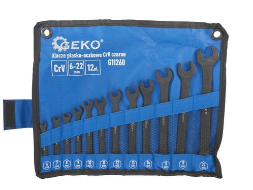 Steekring Sleutel Set - 12 Dlg - 6 T/m 22 Mm - Steek Ringsle, Doe-het-zelf en Verbouw, Gereedschap | Handgereedschap, Nieuw, Ophalen of Verzenden