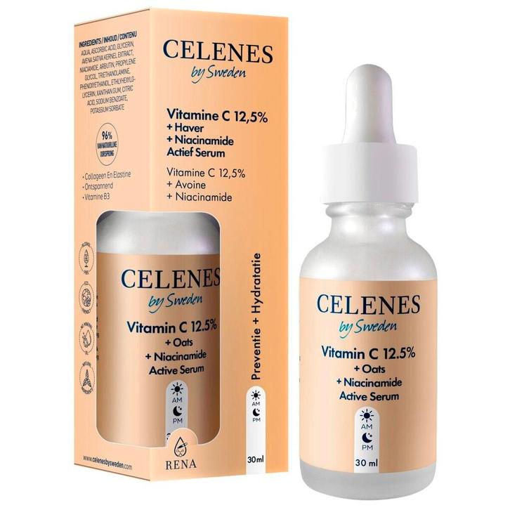 Celenes By Sweden By Sweden Vitamine C 125% Actief Serum, Sieraden, Tassen en Uiterlijk, Uiterlijk | Gezichtsverzorging, Nieuw