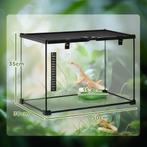 TRUUSK Terrarium Voor Reptielen 50 x 30 x 35 cm - Glazen Voe, Dieren en Toebehoren