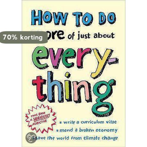 How to Do More of Just About Everything 9780007315130 eHow, Boeken, Overige Boeken, Gelezen, Verzenden