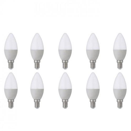 Voordeelpak LED Lamp 10 Pack - E14 Fitting - 6W -, Huis en Inrichting, Lampen | Losse lampen, Led-lamp, Nieuw, E14 (klein), Ophalen of Verzenden