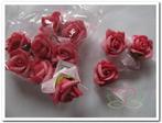 Mini Foam Roos Pink Roze Zelfklevend 2 cm Pak, Ophalen of Verzenden, Nieuw