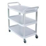 Witte Serveerwagen Kunststof 96(h)x103x54cm Rubbermaid, Verzenden, Nieuw in verpakking