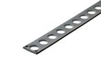 Platte vloerrail inbouw 50x5mm staal 3M  - schroefgaten, Verzenden, Nieuw