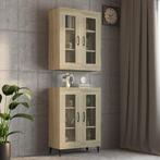 vidaXL Hangkast 69,5x34x90 cm sonoma eikenkleurig, Verzenden, Nieuw, 50 tot 100 cm, Minder dan 100 cm