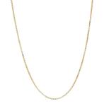 Gouden lengtecollier venetiaan 61 cm 14 karaat, Verzenden, Zo goed als nieuw, Goud, Goud