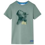 vidaXL Kindershirt 128 kakikleurig, Verzenden, Nieuw