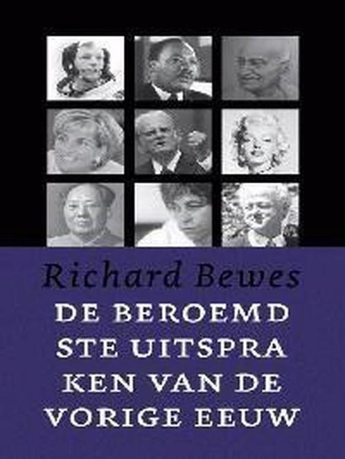 De beroemdste uitspraken van de twintigste eeuw R. Bewes, Boeken, Godsdienst en Theologie, Zo goed als nieuw, Verzenden