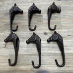 Paardenhoofd haken - XL - 18.5 cm - Set kapstokhaken (6) -