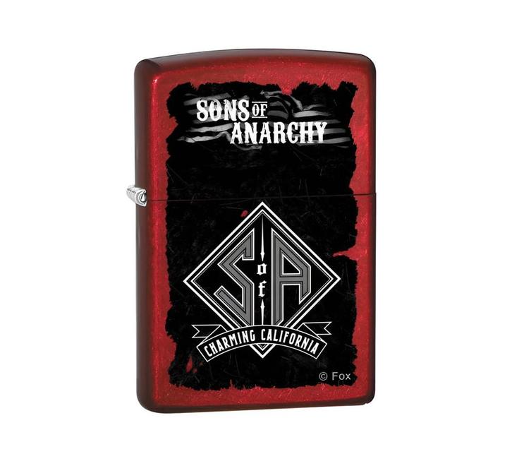 Sons of Anarchy charming california, Verzamelen, Rookartikelen, Aanstekers en Luciferdoosjes, Aansteker, Verzenden