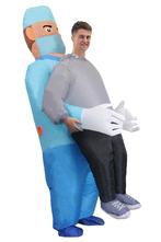 KIMU® Opblaas Kostuum Gedragen Door Dokter Opblaasbaar pak D, Kleding | Heren, Carnaval, Nieuw, Overige maten, Ophalen of Verzenden