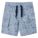 vidaXL Kindershorts met trekkoord 116 donkerblauw, Kinderen en Baby's, Verzenden, Nieuw