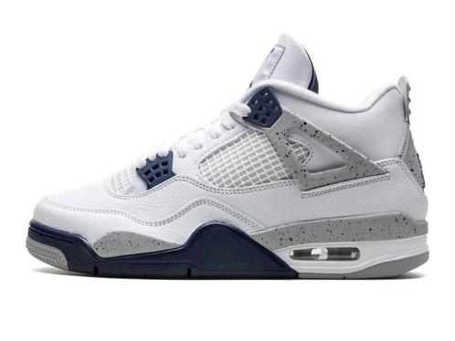Air Jordan 4 Retro Midnight Navy - Maat 42.5 EU, Kleding | Heren, Schoenen, Ophalen of Verzenden