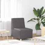 vidaXL Sofa Stoel Grijs 55 x 74 x 82 cm Kunstleer, Verzenden, Nieuw, Leer, Minder dan 150 cm