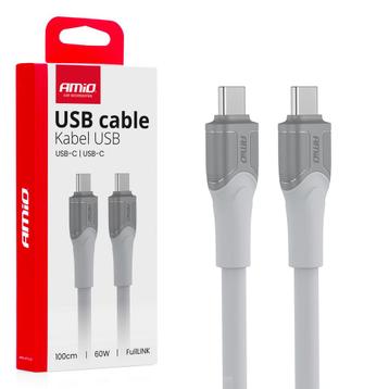 Cable USB-C TO TYPE-C 60W 100cm FullLINK model X111 AMI... beschikbaar voor biedingen