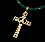 Emerald - Keltisch kruis - Triquetra - Voorouderlijke kracht