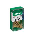 Spax Houtschroef 3.0x40mm - Phillips Z1 - 20 stuks, Doe-het-zelf en Verbouw, IJzerwaren en Bevestigingsmiddelen, Verzenden, Nieuw